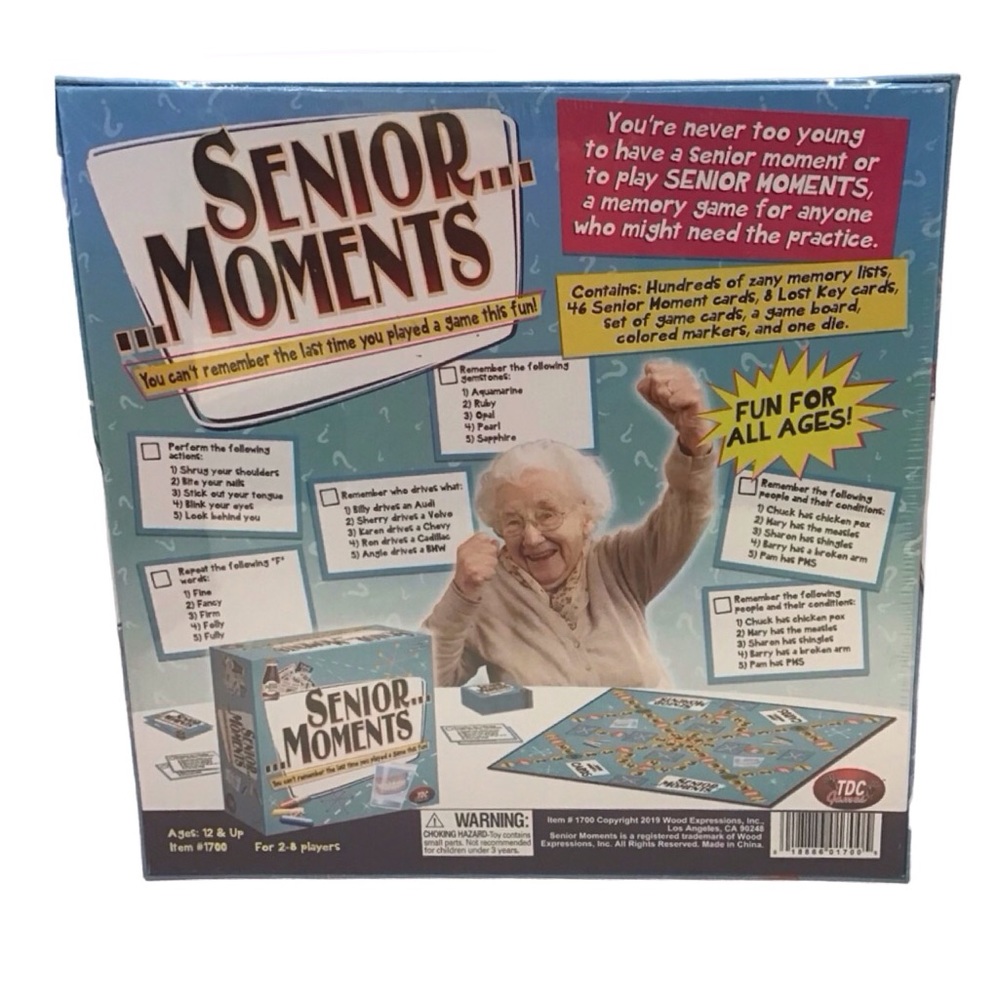 Senior Moments Board Game - Picture 4 of 5
